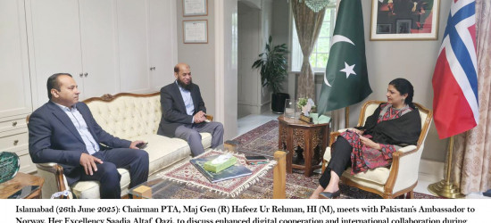 Chairman PTA Represents Pakistan at IGF 2025, Reinforcing Commitment to Inclusive and Secure Digital Governance